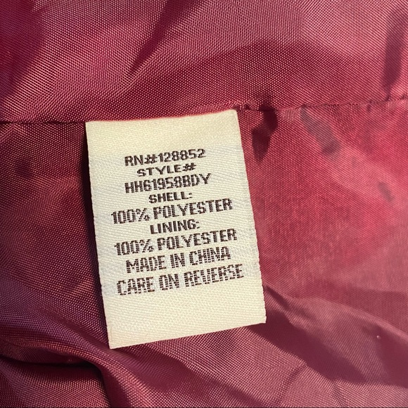 Fringe Burgundy Jacket - Picture 7 of 8